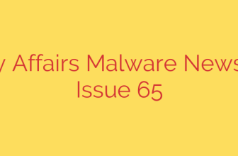 Security Affairs Malware Newsletter – Issue 65