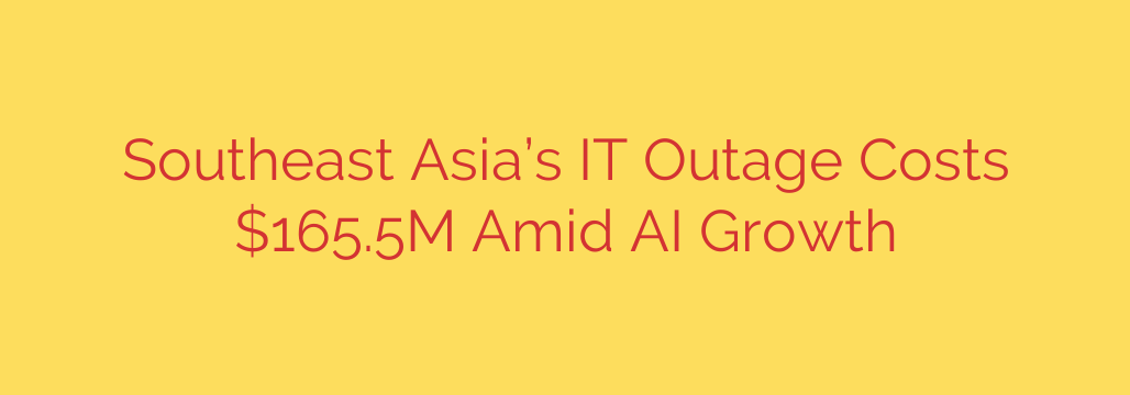 Southeast Asia’s IT Outage Costs $165.5M Amid AI Growth