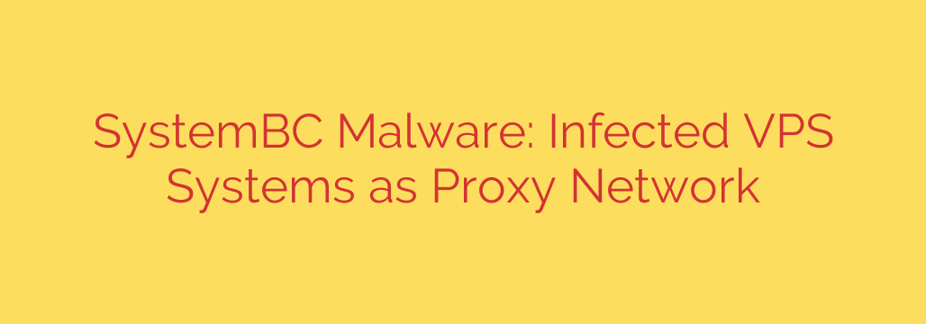 SystemBC Malware: Infected VPS Systems as Proxy Network