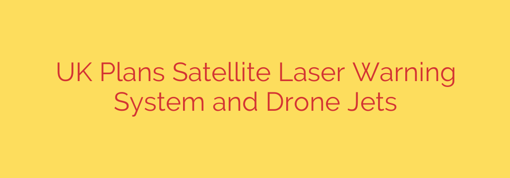 UK Plans Satellite Laser Warning System and Drone Jets
