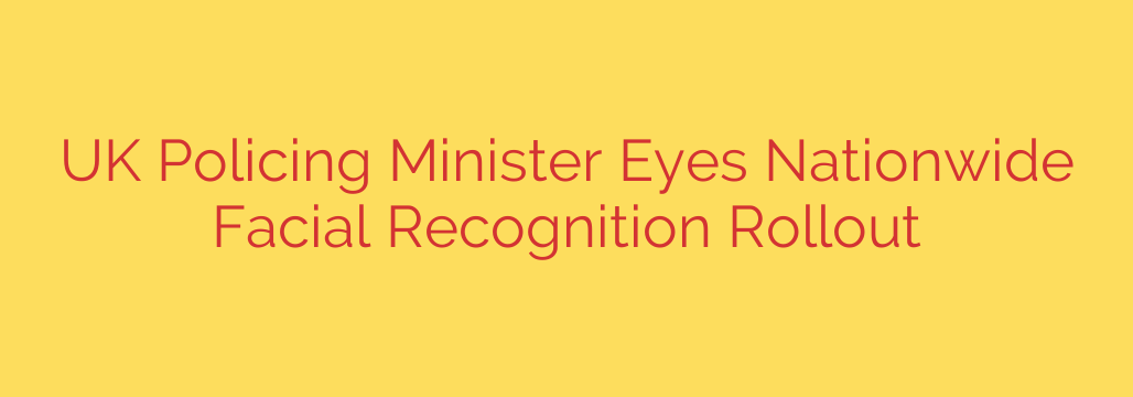 UK Policing Minister Eyes Nationwide Facial Recognition Rollout
