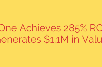 VSP One Achieves 285% ROI and Generates $1.1M in Value