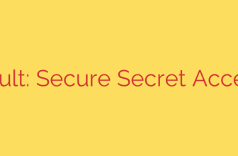 Vault: Secure Secret Access