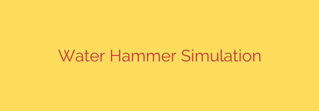 Water Hammer Simulation