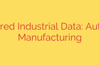AI-Powered Industrial Data: Automating Manufacturing