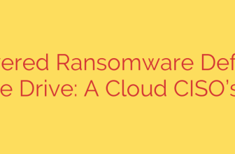 AI-Powered Ransomware Defense in Google Drive: A Cloud CISO’s View
