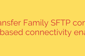 AWS Transfer Family SFTP connectors: VPC-based connectivity enabled