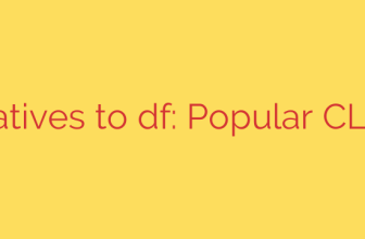 Alternatives to df: Popular CLI Tools