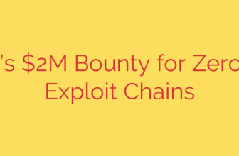 Apple’s $2M Bounty for Zero-Click Exploit Chains