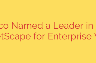 Cisco Named a Leader in IDC MarketScape for Enterprise WLAN