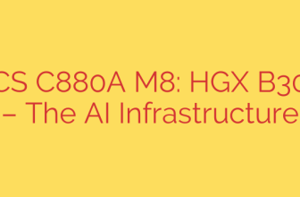 Cisco UCS C880A M8: HGX B300 + Intel Xeon 6 – The AI Infrastructure Leader