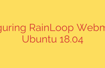 Configuring RainLoop Webmail on Ubuntu 18.04