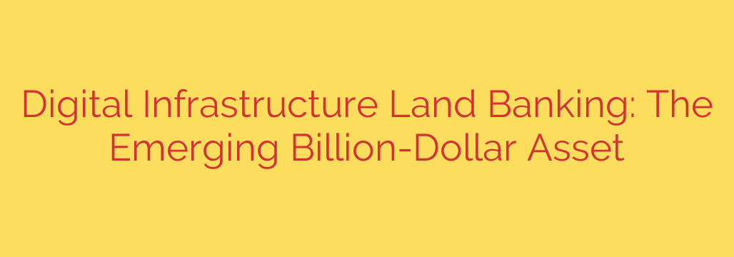 Digital Infrastructure Land Banking: The Emerging Billion-Dollar Asset