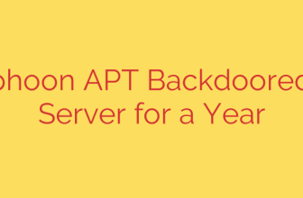 Flax Typhoon APT Backdoored ArcGIS Server for a Year