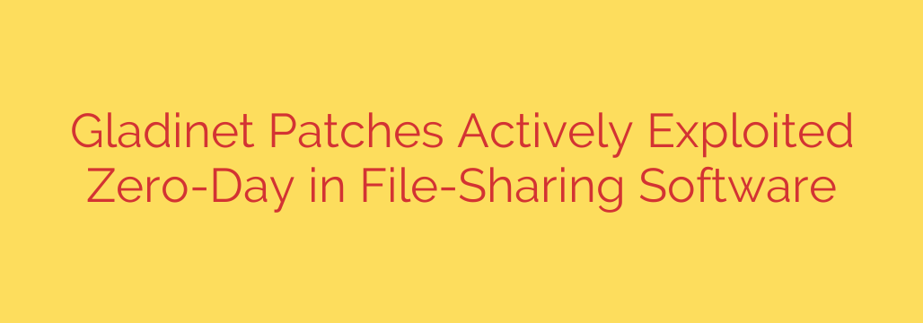 Gladinet Patches Actively Exploited Zero-Day in File-Sharing Software