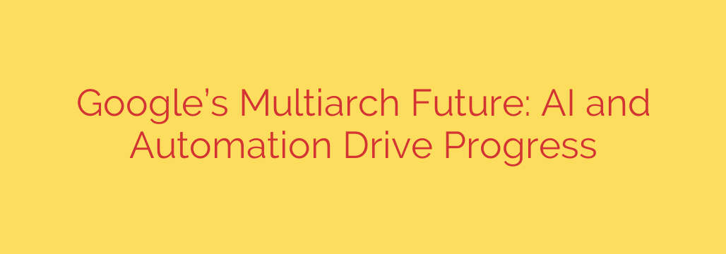 Google’s Multiarch Future: AI and Automation Drive Progress