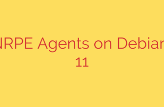 Install NRPE Agents on Debian 10 and 11