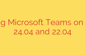 Installing Microsoft Teams on Ubuntu 24.04 and 22.04