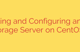 Installing and Configuring an iSCSI Storage Server on CentOS 7