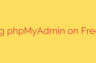 Installing phpMyAdmin on FreeBSD 12
