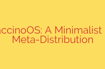 MocaccinoOS: A Minimalist Linux Meta-Distribution