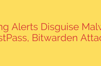 Phishing Alerts Disguise Malware in LastPass, Bitwarden Attacks