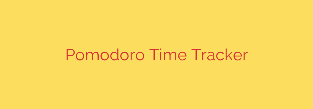 Pomodoro Time Tracker