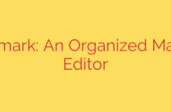 Scratchmark: An Organized Markdown Editor