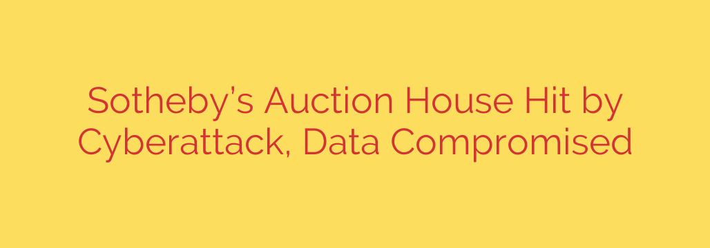 Sotheby’s Auction House Hit by Cyberattack, Data Compromised