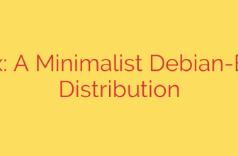 Synex: A Minimalist Debian-Based Distribution