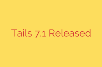 Tails 7.1 Released