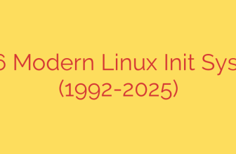 Top 6 Modern Linux Init Systems (1992-2025)