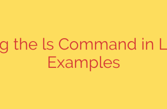 Using the ls Command in Linux: Examples