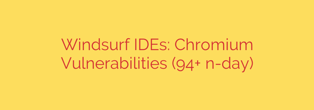Windsurf IDEs: Chromium Vulnerabilities (94+ n-day)