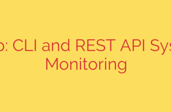 dgop: CLI and REST API System Monitoring