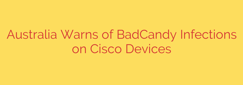 Australia Warns of BadCandy Infections on Cisco Devices
