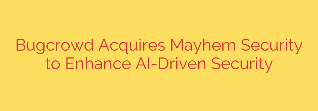 Bugcrowd Acquires Mayhem Security to Enhance AI-Driven Security