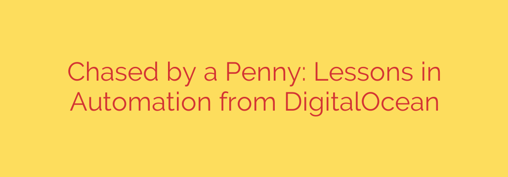 Chased by a Penny: Lessons in Automation from DigitalOcean