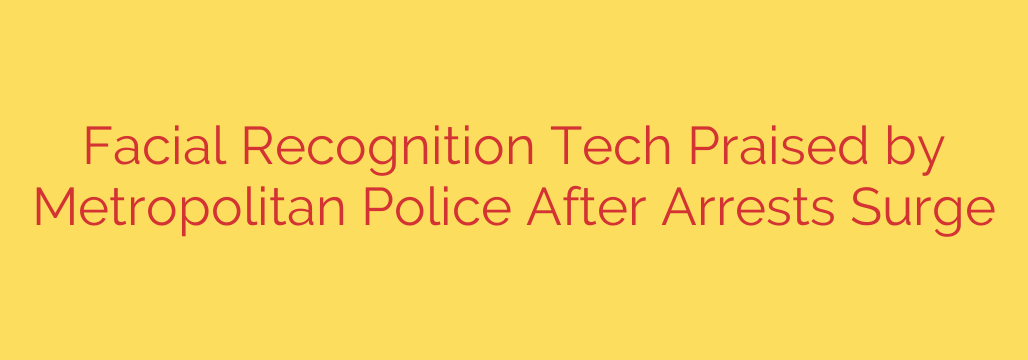 Facial Recognition Tech Praised by Metropolitan Police After Arrests Surge