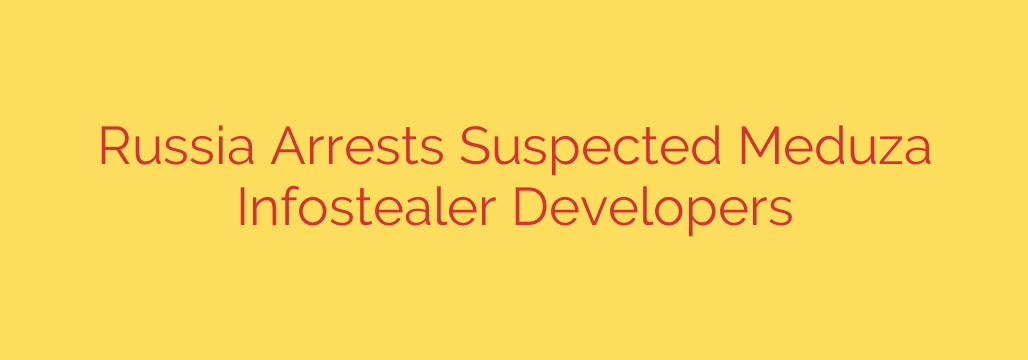 Russia Arrests Suspected Meduza Infostealer Developers