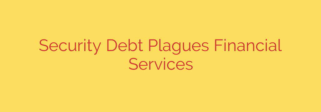 Security Debt Plagues Financial Services