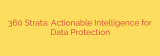 360 Strata: Actionable Intelligence for Data Protection