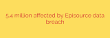 5.4 million affected by Episource data breach