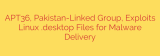 APT36, Pakistan-Linked Group, Exploits Linux .desktop Files for Malware Delivery