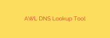 AWL DNS Lookup Tool