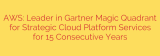 AWS: Leader in Gartner Magic Quadrant for Strategic Cloud Platform Services for 15 Consecutive Years