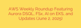 AWS Weekly Roundup Featuring Aurora DSQL, FSx, AI on EKS, and Updates (June 2, 2025)