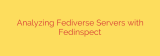 Analyzing Fediverse Servers with Fedinspect