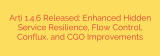Arti 1.4.6 Released: Enhanced Hidden Service Resilience, Flow Control, Conflux, and CGO Improvements