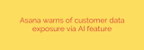 Asana warns of customer data exposure via AI feature